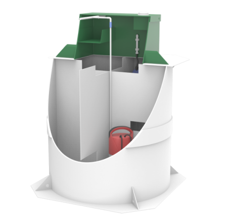 Септик Малахит NERO 8 пр