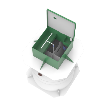 Септик Малахит NERO 4 пр