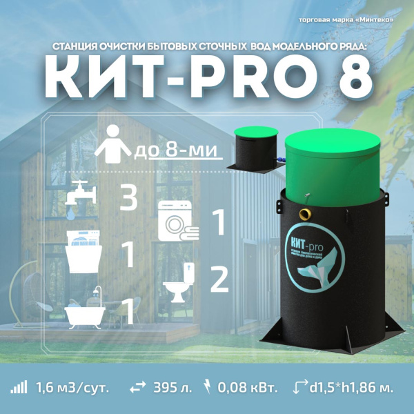 Септик КИТ PRO 8 500